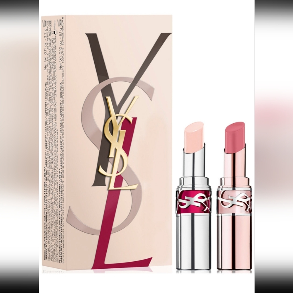 Yves Saint Laurent Lip Balm & Gloss - Pink and Cream